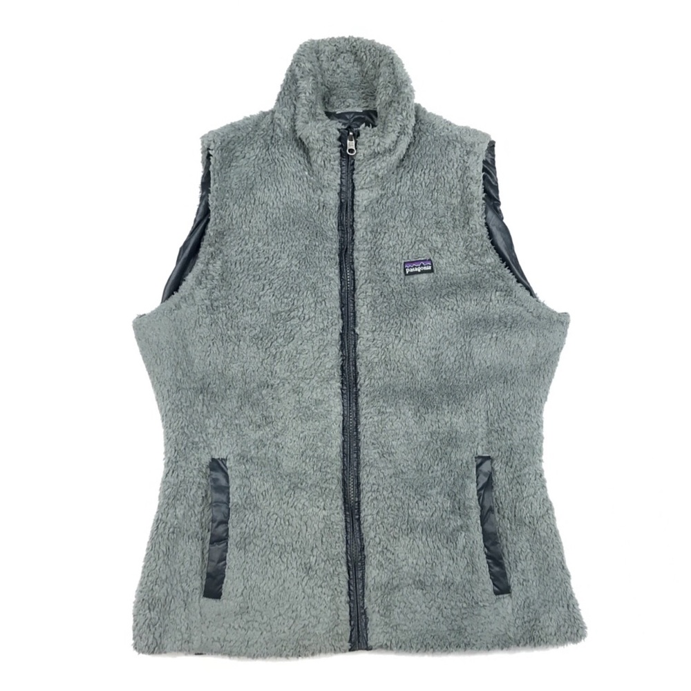 Patagonia gray Los Gatos, reversible,‎ fleece vest size medium